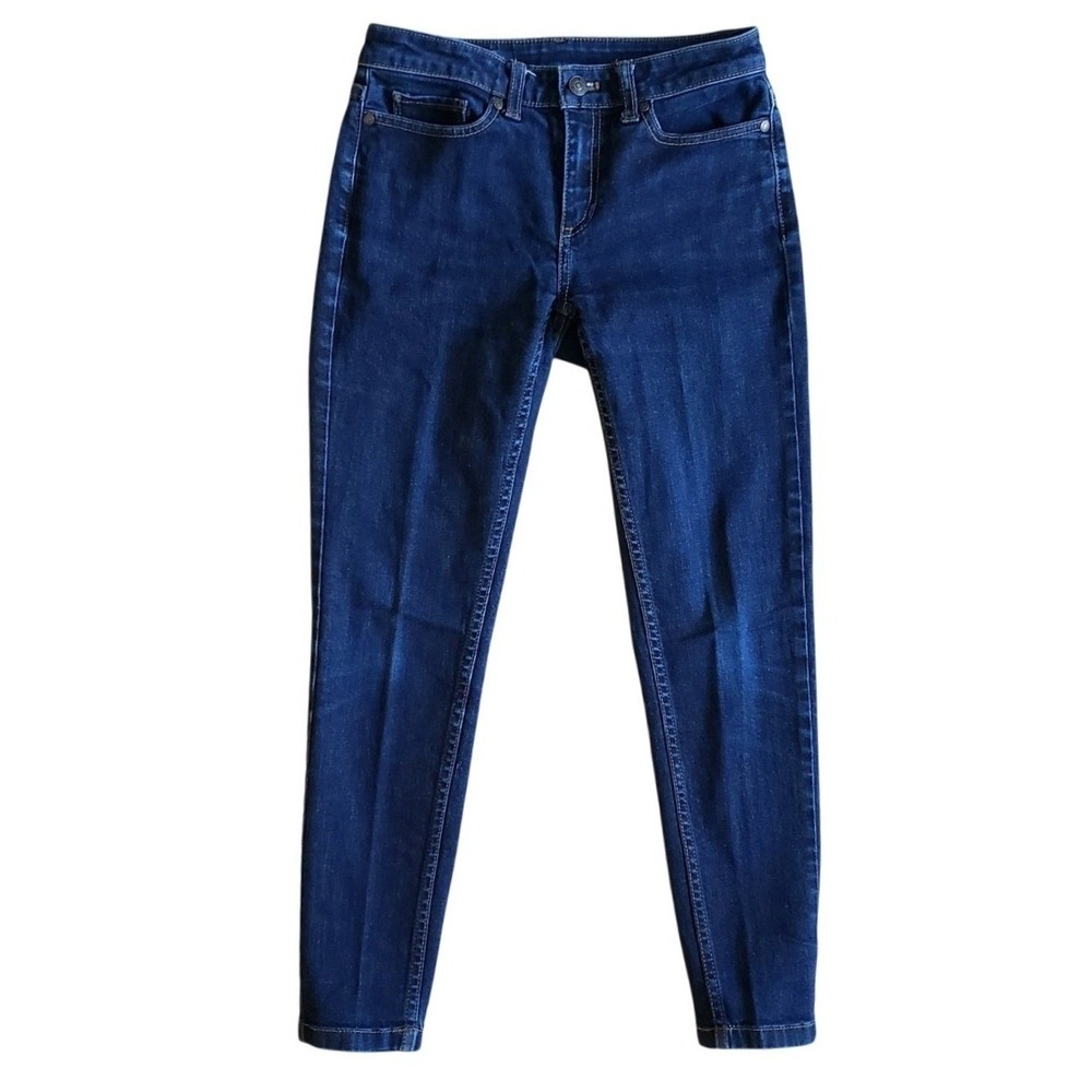 Brooks Brothers Jeans Womens 0 Blue Supima Cotton Dark Wash Skinny Premium Denim
